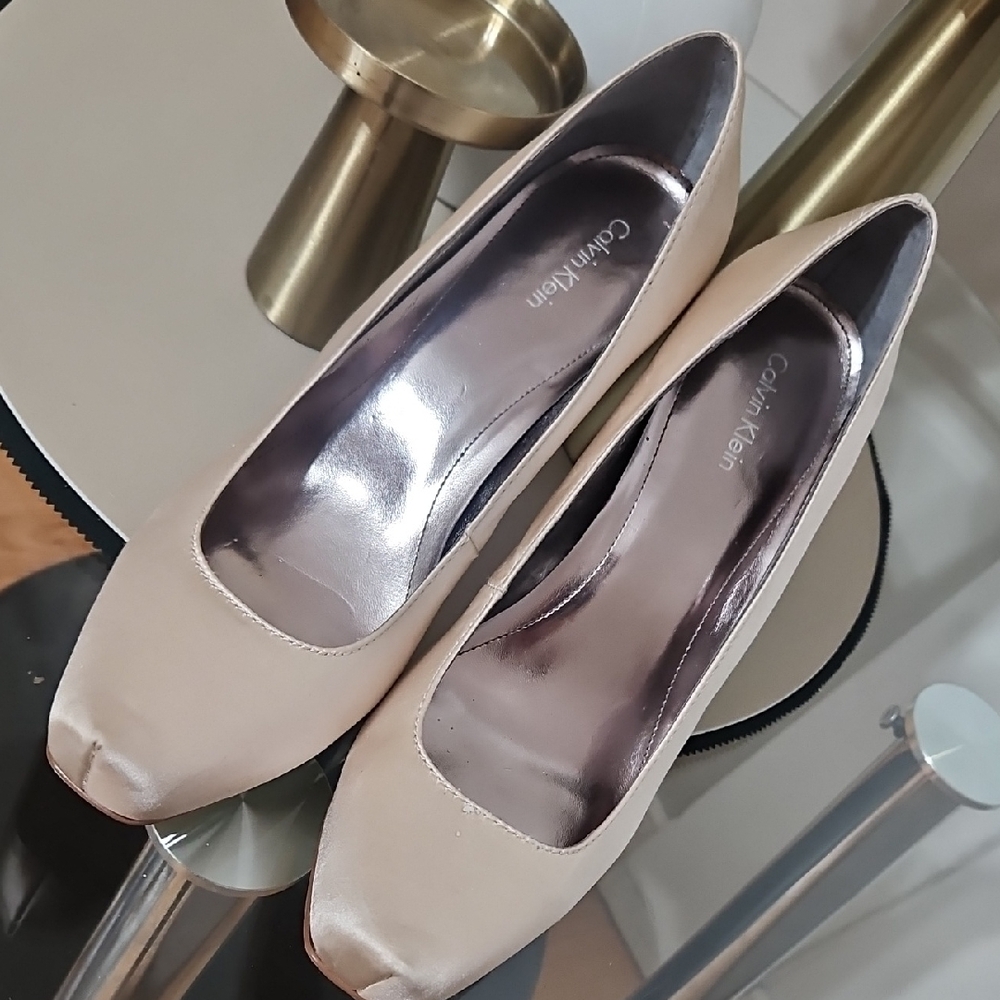 Calvin Klein Women's Beige Heels
